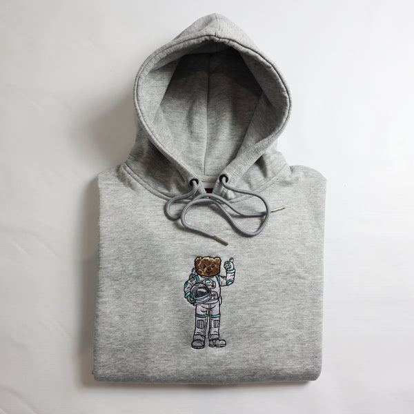 Outer Space Hoodie Grey