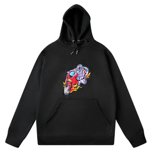 Moon Landing Black Hoodie