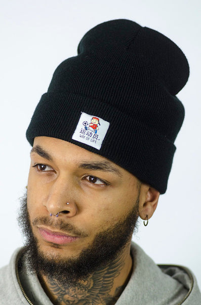 Athlete Beanie Black