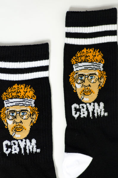 Black Retro X Socks