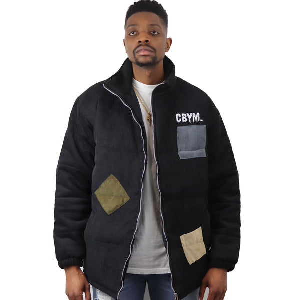 Cut+Paste Corduroy Puffer Jacket