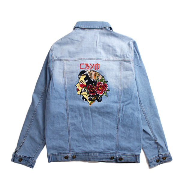 Gypsy Girl Embroidered Denim Jacket