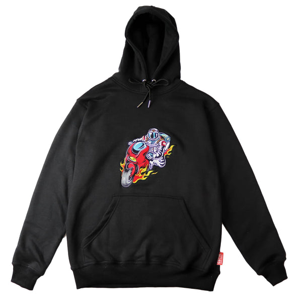 Moon Landing Black Hoodie