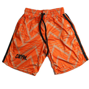 Retro Sports Club Shorts Black/Orange III