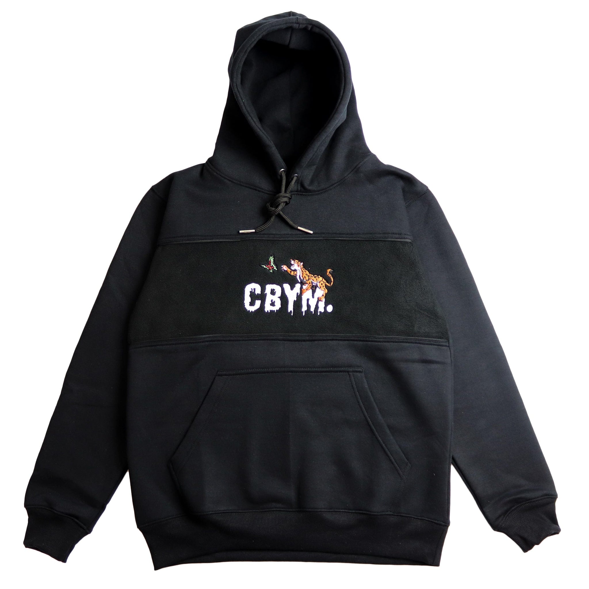 Wildlife Black Streetwear Hoodie