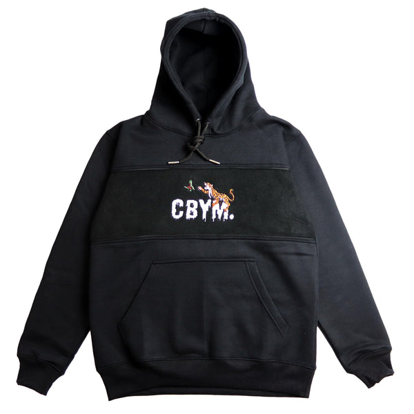Wildlife Black Streetwear Hoodie